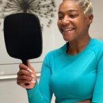 Tiffany Haddish Instagram - Everybody, I did this emface treatment and I must say I Love the results after one treatment. I can’t wait to see what I look like after four treatments. I also did the @emsculptneo machine and I won’t lie my Abs was sore as hell the next day. But I noticed my posture has been way better in my lower back don’t hurt like it usually does. But that might be from stretching, I can’t be sure. I got a few more treatments coming up, so stay tuned while I try my best to stay toned. @Emface #EmfaceTheNation #EmfacePartner #NeedleFree #emface @BTLAesthetics @drbriankinney #totaltoneup #emsculptneo #shereadytolookyounger