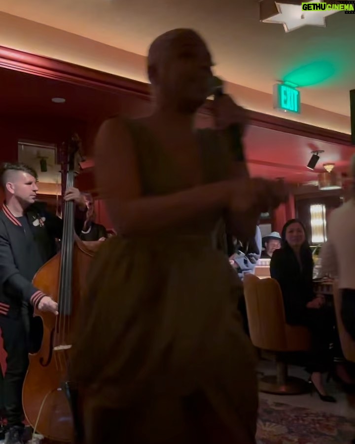 Tiffany Haddish Instagram - Last night was so much fun at @georgianhotelsm it my new favorite Place to go. I had a blast dancing and singing with the likes of Sharon Stone and Gerard Butler.