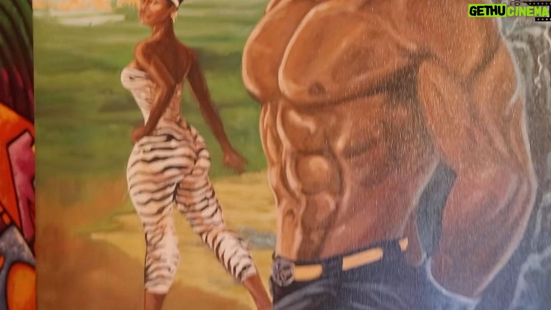 Tiffany Haddish Instagram - I am so happy I finally got my paintings from @gallerycayenne Thank You @shakorart for creating great art that I Love! I hope it Attracts the kind of energy I need in my life. #neworelans