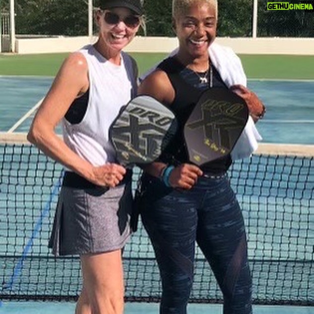 Tiffany Haddish Instagram - Congrats to Beth Bellamy who is now #1 in the world on the APP rankings, the DUPR ratings and the World Pickleball Rankings.  She’s been #1 in the world in tennis as a teenager, and then paddle tennis and now pickleball as an adult. I must say my Pickleball partner is pop’n. I am proud of you @bethbellamypickleball