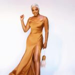 Tiffany Haddish Instagram - Ok I just want to give it up to my Team! @waymanandmicah @ernestocasillas @hair4kicks y’all not only make me Look Good, but y’all make me feel Good too! That is so important to feel Good. I really Love working with y’all it’s always positive energy and truth from what I can tell and I love y’all for that. #sheready #lastblackunicorn #eastersundaymovie Dress: @jonathansimkhai Jewels: @ireneneuwith Bag: @marzook_official Shoes: @stuartweitzman Photographer: @mr_dadams @kovertcreative Los Angeles, California