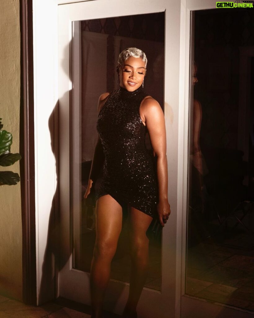 Tiffany Haddish Instagram - Last night was a lot of fun! Thank You @waymanandmicah for putting me in this fabulous @michaelkors dress, and Thank you @ernestocasillas @hair4kicks for making me look beautiful. Thank you to @mr_dadams for taking great pictures and a special Thank you goes out to the best wing woman ever @makeupbydionne Los Angeles, California
