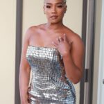 Tiffany Haddish Instagram - Sunday was a Great day. I got to participate in some Great events one for @karenbassla and then I got to present my very good friend @brandonmaxwell with designer of the year award. Thank you both for being in my life. Styled by @waymanandmicah Makeup by @ernestocasillas hair by @alexander_armand I am wearing #brandonmaxwell #sheready! Beverly Hills, California