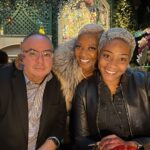 Tiffany Haddish Instagram - Happy Holidays from the She Ready Team and Me! #sheready @dannyboy828 @makeupbydionne @doonbuggg we had fun at the Garden Room Atlanta. It’s perfect for a date night. Atlanta, Georgia
