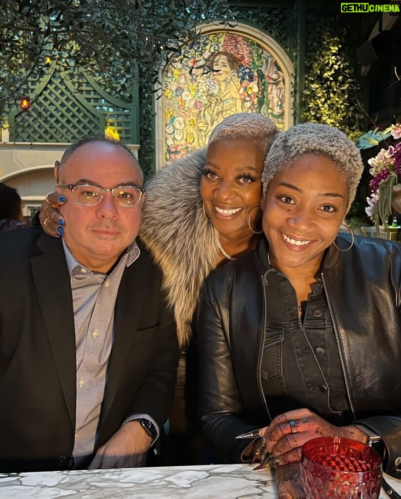 Tiffany Haddish Instagram - Happy Holidays from the She Ready Team and Me! #sheready @dannyboy828 @makeupbydionne @doonbuggg we had fun at the Garden Room Atlanta. It’s perfect for a date night. Atlanta, Georgia