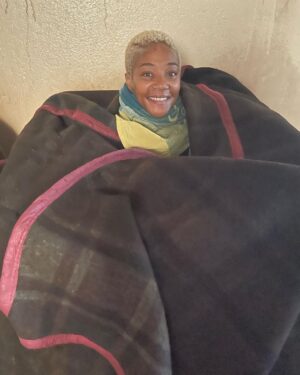 Tiffany Haddish Instagram - Eritrea spa treatment it call Tsh. They put butter in my hair, turmeric & honey on my face, Sesame oil all over my body oh and butter in my hot box. Then they put burning wood in a hole in the ground and you sit in the smoke and sweat. Baby I am ready to be tasted BRING IN THE MEN. You must try if you come to Asmara. Thank you @hadnetkeleta for taking me I feel Great. #vaginalsmoking