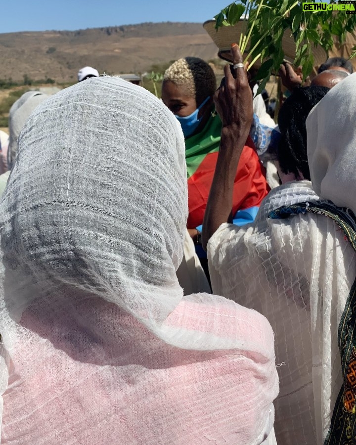 Tiffany Haddish - 447.5K Likes - I am so happy to be welcome by my Grandfather’s village so warmly. I Love my People. #Eritrea