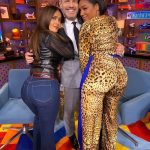 Tiffany Haddish Instagram - That time @salmahayek and I was having a who booty is bigger contest with @bravoandy. Who do you think won? #Sheready