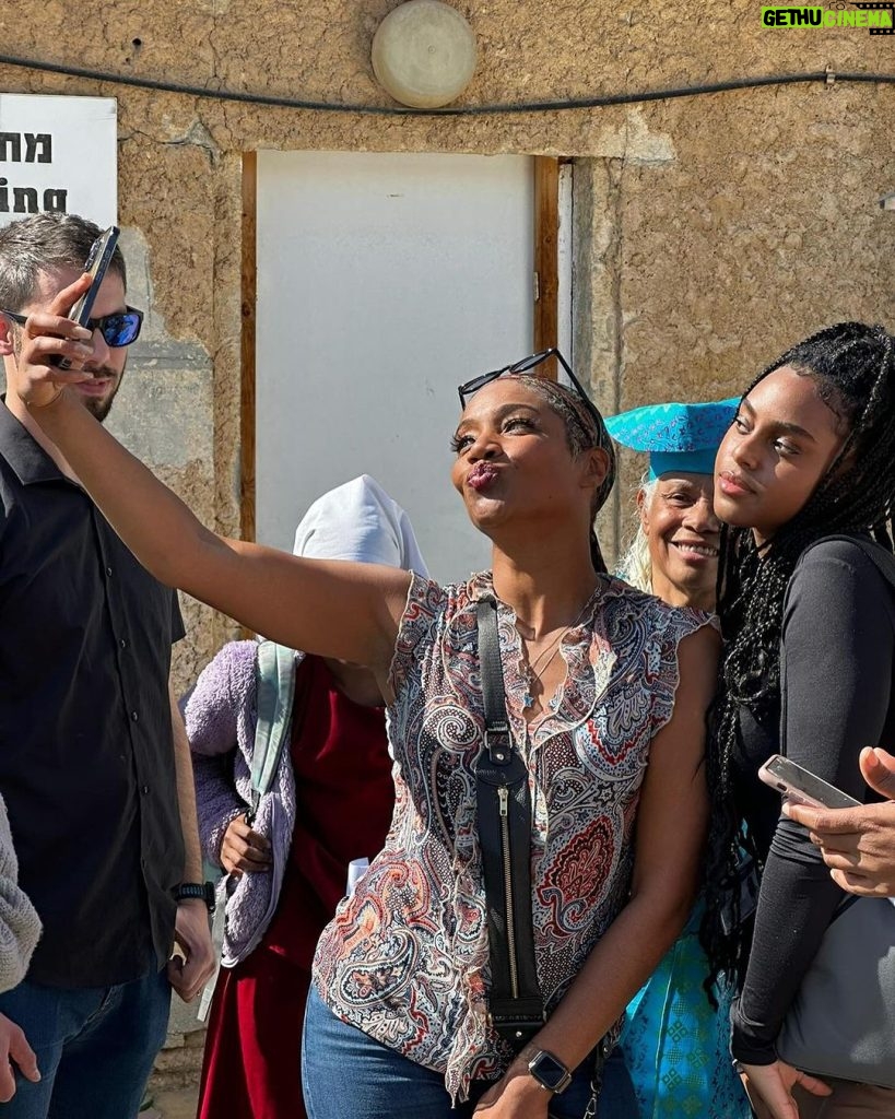 Tiffany Haddish Instagram - My time in Israel was very special. I met so many different types of people. These are the Black Hebrews that practice Judaism in the city of Dimona. I had the most fun with them. I learned so much from them. Their Passion, Resilience, Knowledge and Love is inspiring and infectious. #BlackpeopleliveinIsreal