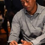 Tiger Woods Instagram – What an amazing night going all in for @tgrfound at the #TigerJam Charity Poker Night.