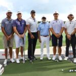 Tiger Woods Instagram - Scenes from an eventful Tuesday at the #HeroWorldChallenge benefitting @tgrfound. Thanks to Dr. Munjal and @officialtommyfleetwood @max.homa @billyho_golf @joohyungkim0621 @justinthomas34 for joining me at the Hero Shot. Congrats to @mattfitz94 on the win!