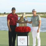 Tiger Woods Instagram – Congratulations to @viktor_hovland on a great win at the #HeroWorldChallenge. Thank you to our partner @heromotocorp and everyone who supported this tournament and @tgrfound. It was great to be back!