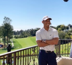 Tiger Woods Instagram - Tournament Host duties @thegenesisinv.