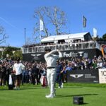 Tiger Woods Instagram - Off the tee at 11:54 AM for round 2 #GenesisInvitational