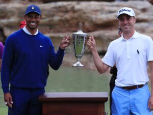 Tiger Woods Instagram - Thank you @justinthomas34, @justinprose99 and @rorymcilroy for playing in the #PaynesValleyCup and to Johnny Morris for making this possible. I've been excited to open my first public golf course at @golfbigcedar with my @tgr.design team and you all made it even that much more special.