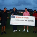 Tiger Woods Instagram - What a job by Peyton. Thanks for helping me beat @philmickelson this time around. @tombrady showed up too. What a fun day for an even better cause! Medalist Golf Club