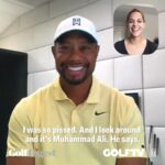 Tiger Woods Instagram - Recounting some funny sports stories from over the years. Head to @golfdigest for the full interview.