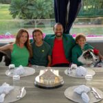 Tiger Woods Instagram - Masters Champions Dinner quarantine style. Nothing better than being with family.