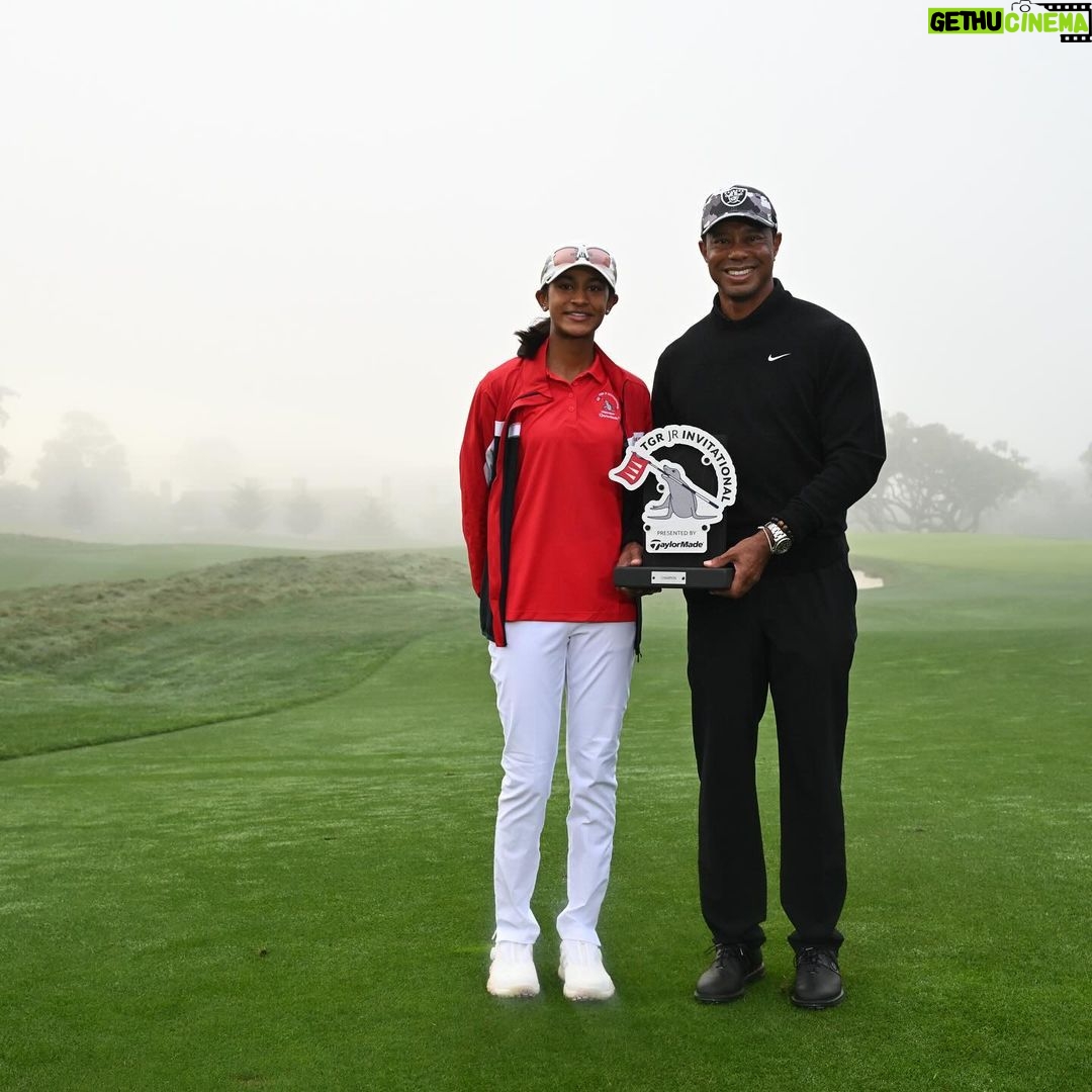 Tiger Woods Instagram - Congratulations to the winners of the second annual #TGRJRInvitational presented by @taylormadegolf!