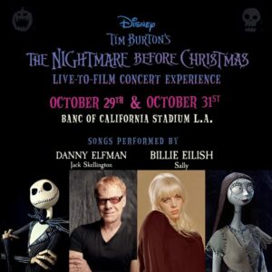 Tim Burton Instagram - Very excited @billieeilish @dannyelfman
