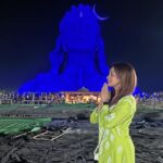Tina Datta Instagram - On the sacred occasion of Mahashivratri, immerse yourself in the Divine energy that flows from the cosmic dance of Lord Shiva .. May the auspicious vibes of this occasion bring serenity, prosperity, and spiritual awakening in our lives.. Har Har Mahadev . . . #shiva #ShivaGirlForever #LoveForShiva Adiyogi Coimbatore
