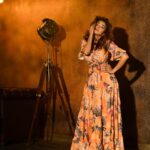 Tina Datta Instagram - A little orange, a little hues 🧡 it’s the weekend, so there can’t be any blues🥳 It’s fun playing the enchanting game of lights and shadows, where darkness embraces illumination, where every moment unveils a captivating dance of contrasts, casting a spell of intrigue and mystique✨ . . #lookbook #fashion #style #instadaily #instagood #TinaKaStyle #tinadatta