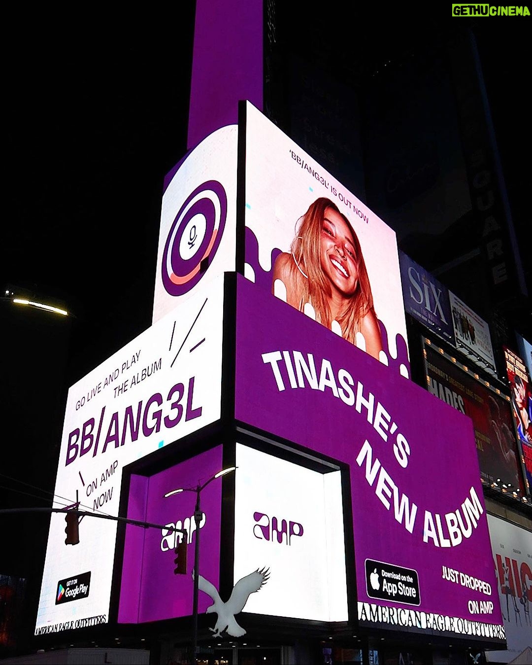 Tinashe Instagram - pressure in Times Square🔥 @onamp @amazonmusic Times Square, New York City