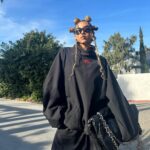 Tinashe Instagram - LA winter @balenciaga