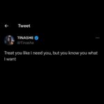 Tinashe Instagram – You got options,
I got options