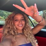 Tinashe Instagram – driving w/ no headlights