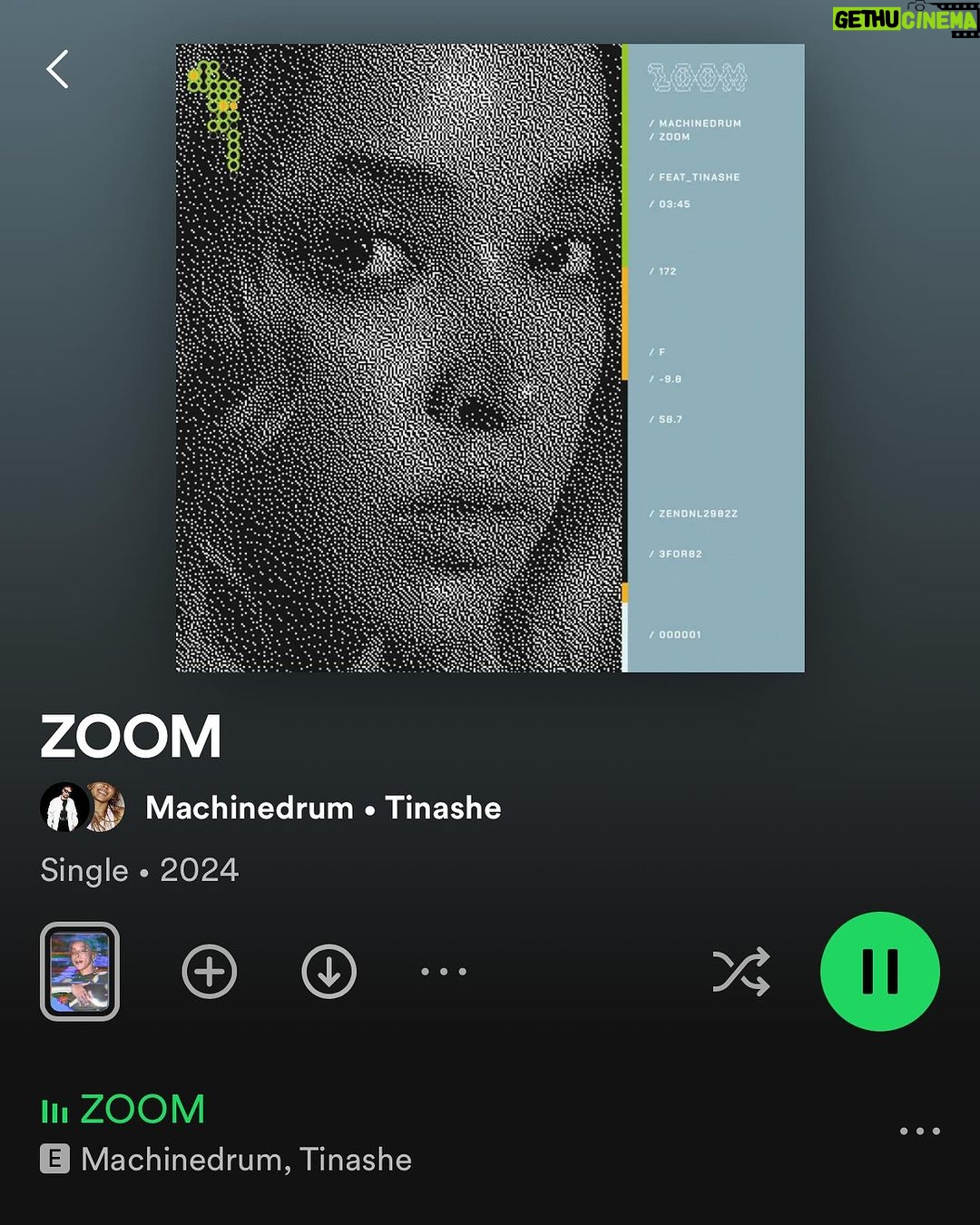 Tinashe Instagram - New music — ZOOM ⛽️ @machinedrum