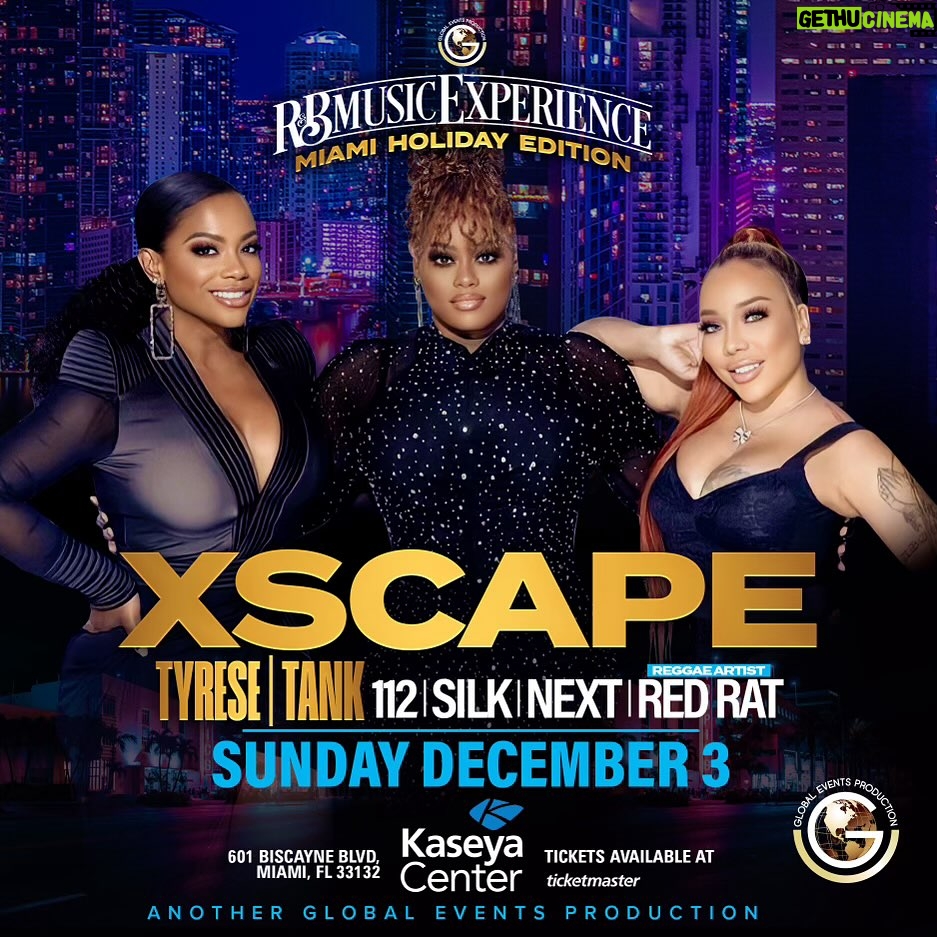 Tiny Harris Instagram - We in the city Miami... Hope u ready to sing these songs with your girls @therealtamikascott @kandi & I tomorrow we turning up the strong way!! It's been put off for a while now so make sure y'all pull up on us. Get your tickets now if u don't already cause we came back for u like we promised!! I'll be looking for the city to be in the building!! #Xscape #Miami #RBExperience 🖤🖤🖤