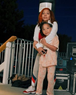 Tiny Harris Instagram - Just me & my mini me @heiress admiring our love on stage @tip 
📸 @giftedtalents 😍🩷💘