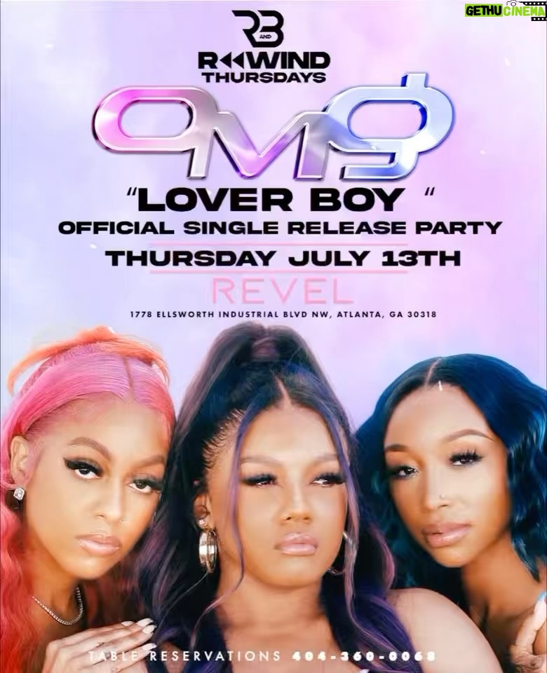 Tiny Harris Instagram - Inviting the whole Atlanta & #TeamOMG to come party with us tomorrow night as we celebrate the release of the girlz long anticipated single #Loverboy dropping at midnight 7/14 a Queens bday!! @revelatlanta it’s ⬆️ #Beauty #Star #Babydoll #PrettyHustleGang #OMGOnErrrrythang 🩷💜🩵🫶🏼