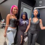 Tiny Harris Instagram – My 3 Baddies @omggirlz are back & looking good asf!  #Loveboy coming 7/14 Let’s go #TeamOMG #Beauty #Star #Babydoll 🩷🩵💜