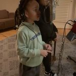 Tiny Harris Instagram – This was the making of @heiressdharris recording the hook to Live Your Life. I love how she trying to get the Rihanna accent lol. & her good buddy @Kams.kronicles giving her some good energy & a few pointers cause she’s a singing lil something too. She sung a few Ayeeee wit Heiry. Gotta love & support the kids! God sister @sarais_world in the cut for support as well.