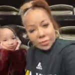 Tiny Harris Instagram - So proud of my Babygirl @heiressdharris for going into #TheHive @alabamastateuniversity & doing her thang on the National Anthem for ASU X @uschoops game! The mic was going in & out but she pulled thru.. Thx @mydjdrehbcutour & Alabama State for having her. & My girl @eclass1982 for connecting it!! 🙏💜🙌 Alabama State University