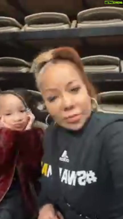Tiny Harris Instagram - So proud of my Babygirl @heiressdharris for going into #TheHive @alabamastateuniversity & doing her thang on the National Anthem for ASU X @uschoops game! The mic was going in & out but she pulled thru.. Thx @mydjdrehbcutour & Alabama State for having her. & My girl @eclass1982 for connecting it!! ššš Alabama State University