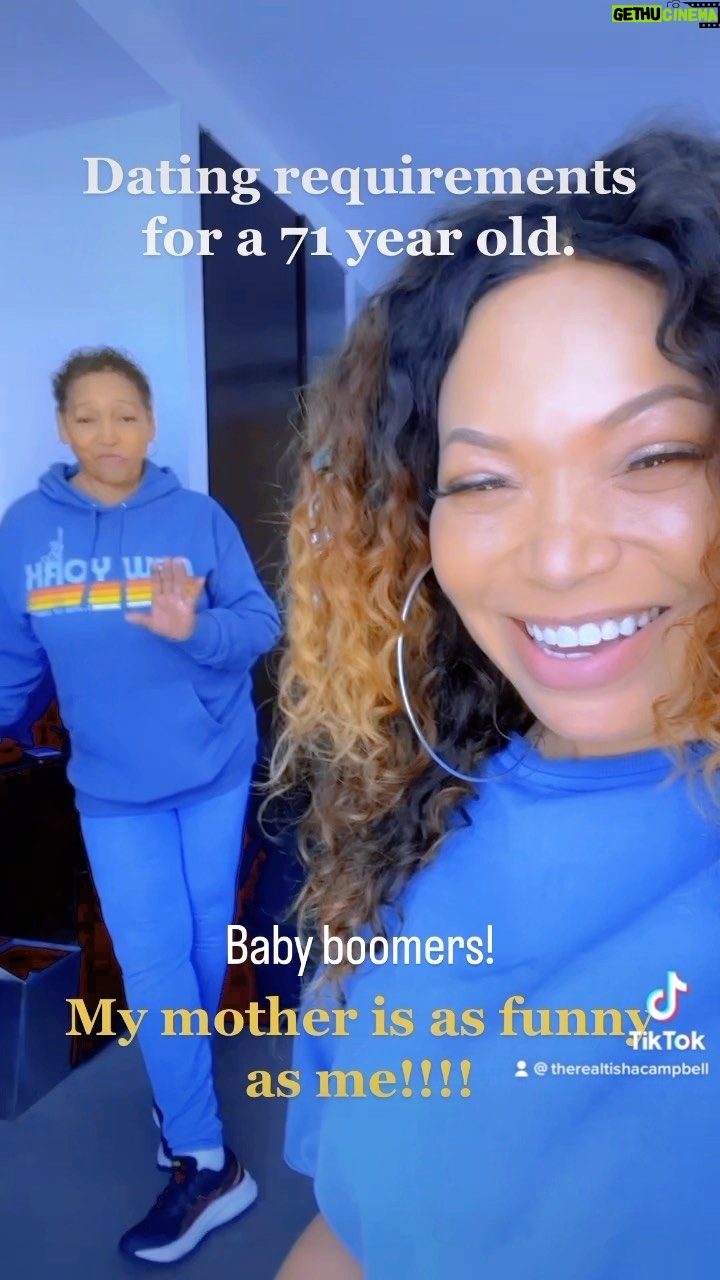 Tisha Campbell - 47K Likes - Baby boomer DATING requirements. 😂