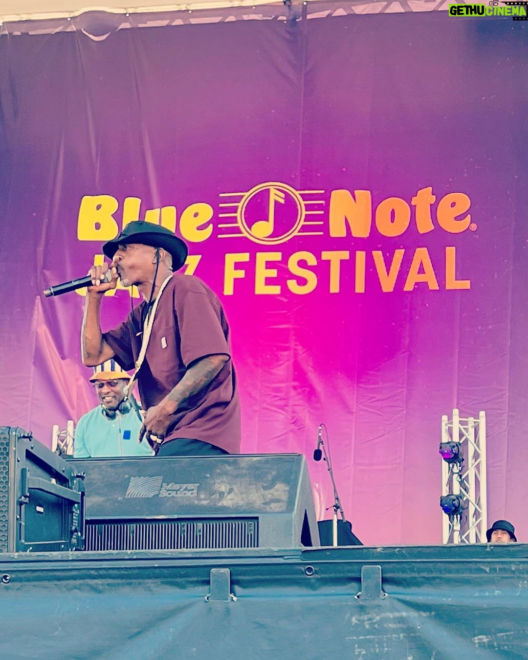 Tisha Campbell Instagram - Mannnnnn one of the highlights of @robertglasper #bluenote2023jazzfest In the middle of his set @thegodrakim shouted me out!!!!!! He is a #hiphop #legend What an honor to meet you and your wife, fam.