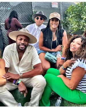 Tisha Campbell Instagram - Amazing weekend during the  @robertglasper #bluenotejazzfest hosted by my back-in-day friend and brotha’ @davechappelle always glad when we reconnect to him and  @elaineyouknowwho We hung with my lil’sista  @msjenfreeman and @dnice couple of the damn year!!! , Also my extvhusband  @finessemitchell and his beautiful wife ,  my fav vocalist and performers @lalahhathaway And @tankandthebangas @theyummybingham and @iamdaniwright also hung with @therealbrandee  so fun…such good people! More pics to come