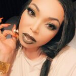 Tisha Campbell Instagram - Vibes… ❤️❤️❤️❤️❤️ @meltcosmetics I did it all by myself @lora_arellano !!!!!!