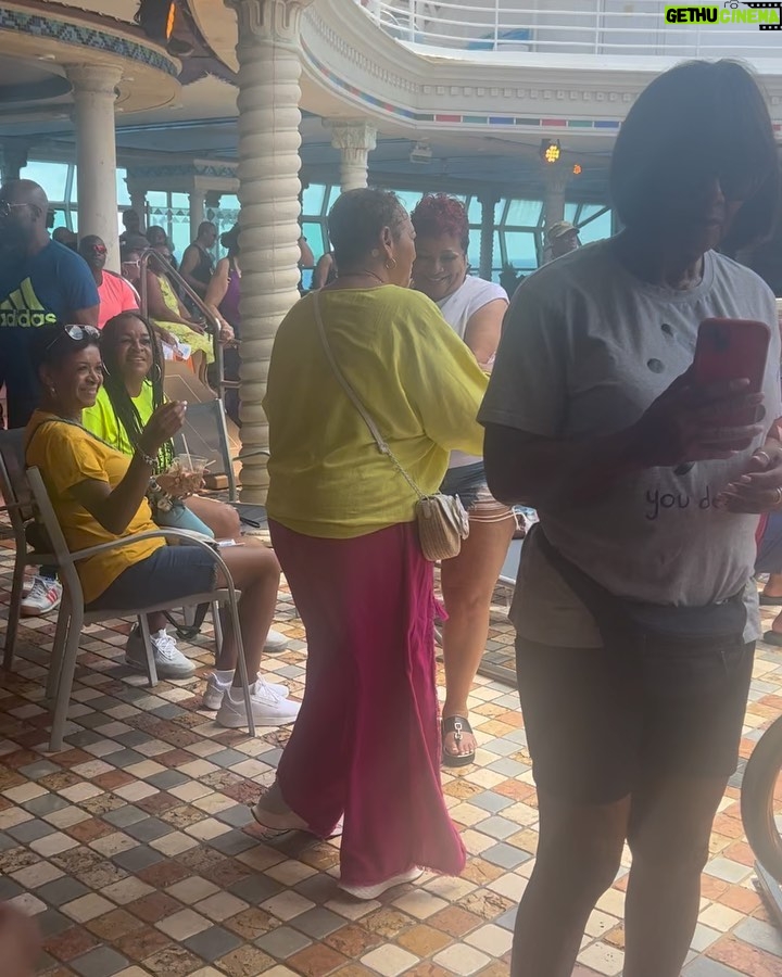 Tisha Campbell - 38.4K Likes - On an extended Mother’s Day vacation with my mom!!! She is cutting UP on the @flyjocktomjoyner cruise