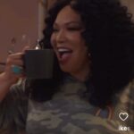 Tisha Campbell Instagram - Nobody wants to toast with me???? I’ll toast by my damn self! Ha!!! Cheers b*tches!!!! 😆😆😆😆Please watch #actyourage every Saturday night on @bouncetv