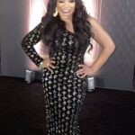 Tisha Campbell Instagram - Thank you @stylistjbolin stylist @theofficialpapillondezign gown @nikkrokkshair and @ilene.gama make up