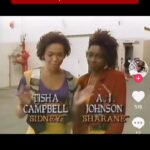 Tisha Campbell Instagram - Jeez I was 20 years old! It’s another #throwbackthursday and I’m doing a behind the scenes clowning on an interview with my girl fo’ life @theajzone … who choreographed our section of the dance. Big ups to my brothers #kidandplay @the_playgroundz and @kidfromkidnplay @martinlawrence @fullforceworld @reggiehudlin @warringtonhudlin and all the iconic ppl who were apart of the film.