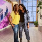Tisha Campbell Instagram - It was amazing to chat with my sister @sherylunderwood and the entire cast of @thetalkcbs @mrjerryoc @akbar_gbaja @amandakloots @nataliemoralestv promoting @tamjones1 producing and starring in @lifetimetv #everybreathshetakes and @bouncetv #actyourage and @showtime #uncoupled