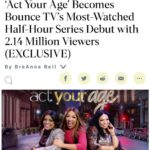 Tisha Campbell Instagram - Let’s FREAKIN’ GO!!!!!!!!! I have to attribute #actyourage numbers to Ms. @alysonfousefor your kindness, your talent, and your leadership!!! Everyone at @mgmstudios @scrippsnetworks @bouncetv AND your commitment to making sure this show was SEEN IS SO APPRECIATED! Of course my amazing costars LETS KEEP PUSHING God you are so so AWESOME Your hands are all over this and I thank YOU lord for aligning me where YOU want me to be #godisgood