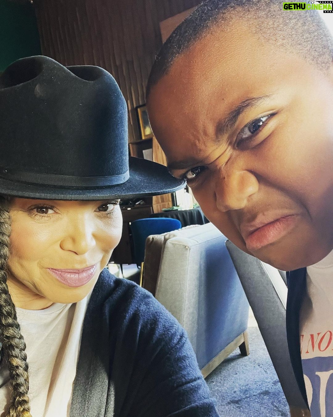 Tisha Campbell Instagram - He makes me laugh! Love you baby