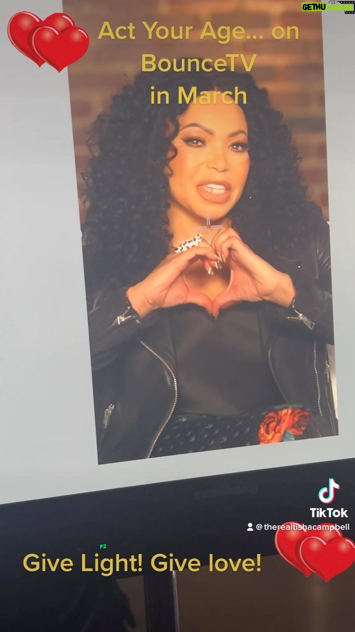 Tisha Campbell Instagram - #actyourage is coming soon #givelight #givelove #givelightandotherswillfollow campaign #beblessed @bouncetv march 4th